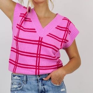 Pink and Red Vest